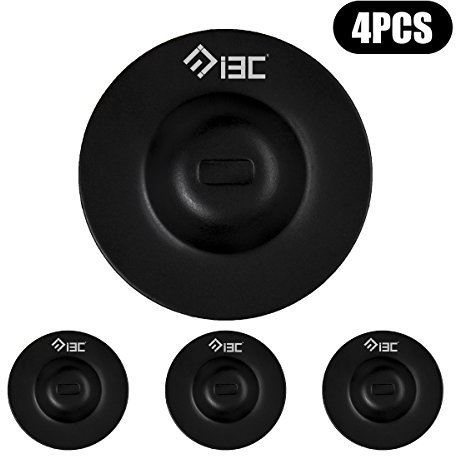 I3C Ankerplatte, selbstklebend, Universalschloss für Loptop Lock, Kabelschloss, andere Elektronik, Schwarz