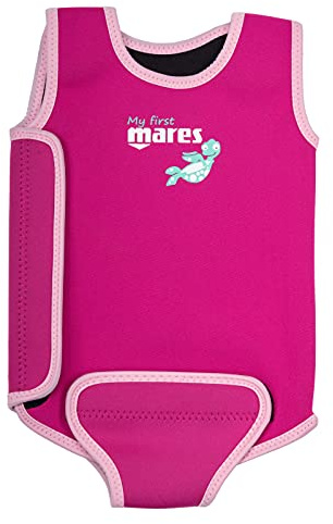Mares - Combinaison en Néoprène Aquazone Baby Wrap, Combinaison de Plongée enfant 6-24 Mois - Rose, L