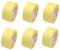 DEFACTO Packabdeckband Klebeband Kreppband Malerkrepp Malerband 50mmx50m 6er Rolle