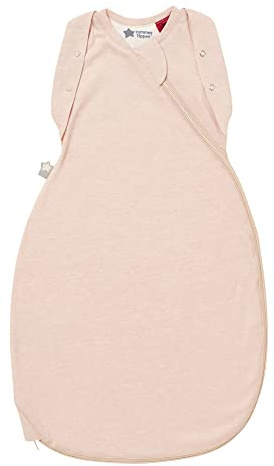 Tommee Tippee Babyschlafsack für Neugeborene, der Original Grobag Pucksack, hüftgesundes Design, weicher baumwollreicher Stoff, 0-3 m, 1,0 TOG, Blush