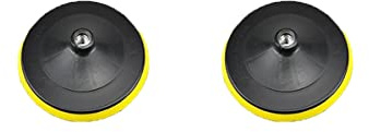 Boxonly 2 Stück Klettverschluss-Stützpad M14 Bohreradapter Schleifscheibe Stützpads 180 mm Schwingschleifer Polierer Trägerplatte Polierpad Scheibe