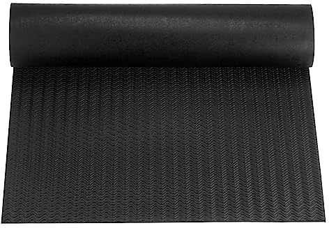 QUARKZMAN Chaussure Semelle Réparation Caoutchouc Feuille 2.2mm Épais Antidérapant Bruit Réduction Remplacement Coussin pour Chaussures Bas Réparation, Noir