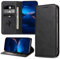 DENDICO Case for Google Pixel 3A, Classic PU Leather Magnetic Wallet Case, Flip Folio Protective Phone Cover Compatible with Google Pixel 3A, Black