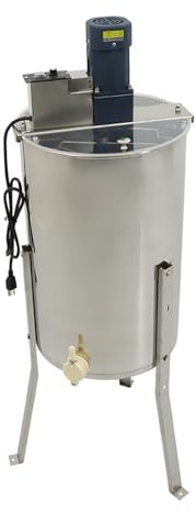 TINVHY Electric Honey Extractor 2/4 Frame Stainless Steel Beekeeping Extraction Machine