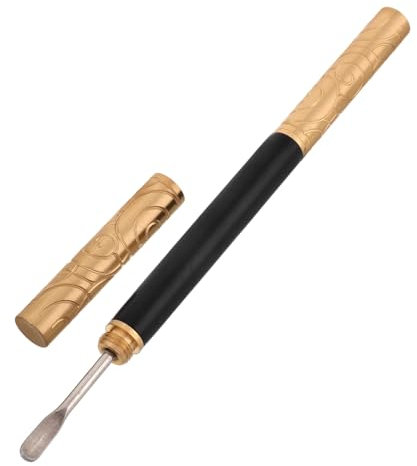 WEKADRIN Penna Per Latte Acciaio Inossidabile Con Manico Legno Strumento Portatile Per Decorare Caffè e Cappuccino Accessorio Multifunzionale Per Caffetterie e Cucine Domestiche