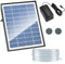 SGZIOO 10V 6W Solar Pond Pump, Solar Pond Aerator with Air Pump, Air Hoses and 2 Airing Stones, Solar Air Pump for Pond, Solar Pond Oxygenator, for Outdoor Fish Ponds, Tank Aquarium, Garden Fish Tank