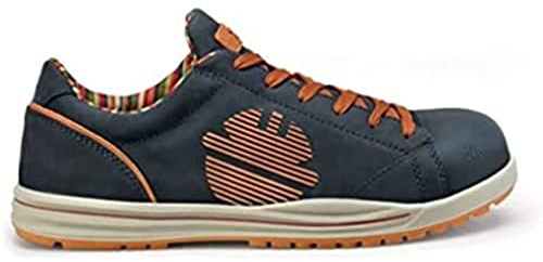 Dike - Glider Garish S3 Zapato de Trabajo, Seguridad Zapatilla de Dike Negro