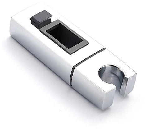 Shower Head Slider Holder Shower Spray Head Wall Mount Fixed Bracket Shower Head Holders for Rectangular Slider Bar 30x18mm