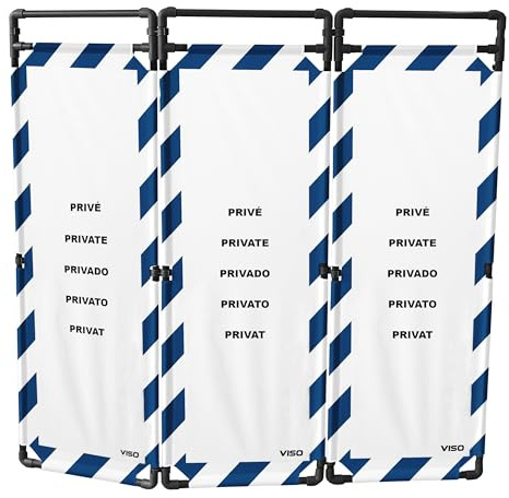 Barrière d'intervention PVC 1m80 logo Privé