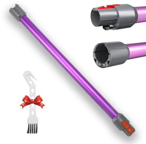 TCPENG Vacuum Extension Tube Wand for Dyson V7 V8 V10 V11 V15 Stick Vacuum Cleaner, Quick Release Wand Replacement Part 74cm (Purple)