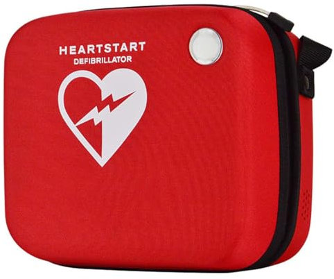 Contenitore Per Defibrillatore Portatile,Custodia Per Defibrillatore Per DAE,Custodia Emergenza,24x21x11Cm,Con Foro Per Il Segnale Del Telecomando, Simbolo Accattivante,adatto Per La Serie AED120P