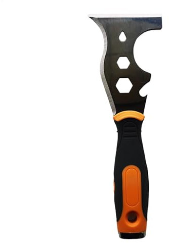 Grattoir pour le nettoyage,grattoir de nettoyage - Grattoir à papier peint en acier inoxydable 16 en 1,Décapant de papier peint multifonctionnel, outil de coupe-bordure de peinture, pelle de nettoyage