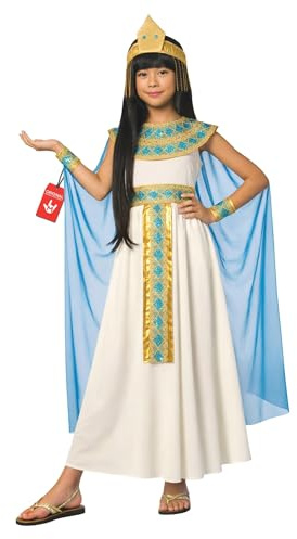 Morph Deguisement Cleopatre Fille, Costume Egyptien Halloween Fille, XL