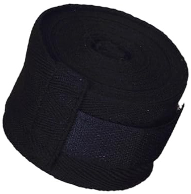 ICDKOYK Elastiska bandage handledsstödstejp lämplig för alla typer av boxningsaktiviteter inklusive taekwondo och kickboxning sporter elastiska bandage handledsstödstejp taekwondo, Svart, 5m