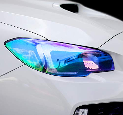 VViViD Extra-Wide Headlight Taillight Vinyl Tint Wrap 16 Inch x 48 Inch Roll (Chameleon Blue)
