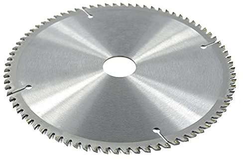 Hoja sierra circular Cuchilla TCT multimaterial Hojas de sierra de acero aleado 210mm x 30mm x 80 Dientes para Cortes Conglomerado Madera Contrachapada Madera Metal y Plástico