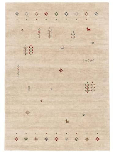 RugVista Gabbeh Giza Teppich, 160 x 230 cm, Beige