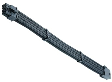 CAXUSD Computer Atx Motherboard Cpu Power Supply Cable Extension Cord Black Cord Management