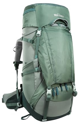 Tatonka Yukon 50+10 - Trekkingrucksack mit Frontzugriff, verstellbarem Rückensystem, extra Bodenfach, Regenhülle und 60 Liter Volumen
