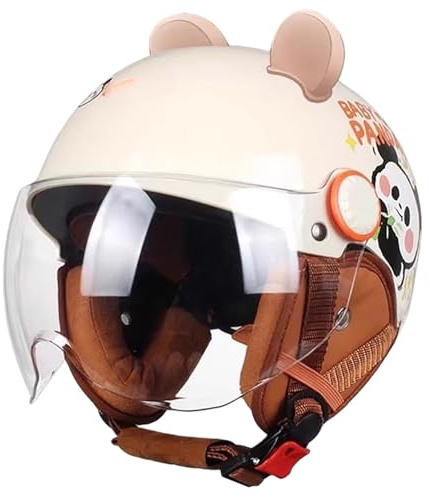 Demi-Casque De Moto Pour Enfants De 2 À 14 Ans, Homologué DOT, Pour Garçons Et Filles, Idéal Pour La Route, Le Karting, Le Motocross, La Trottinette Électrique 4,48-56cm