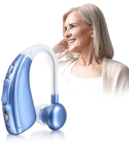 Britzgo Appareil – technologie de réduction numérique du bruit, 4 modes audio, utilisation simple, recharge par USB-C. (Bleu)