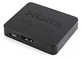 Gembird DSP-2PH4-003 HDMI Divisor de Video - Splitter de vídeo (HDMI, 1920 x 1080 (HD 1080), 1920 x 1080 Pixeles, 480p,576i,576p,720p,1080i,1080p, Negro, 70 x 60 x 20 mm)