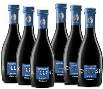 Birra Artigianale Collesi – Birra Artigianale IPA Decisa e Luppolata, 8,5% VOL– Bottiglie da 750 ml – Confezione da 6 bottiglie
