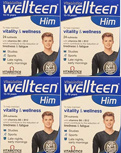 4X Vitabiotics Wellteen Him 30 Tablets Multibuy