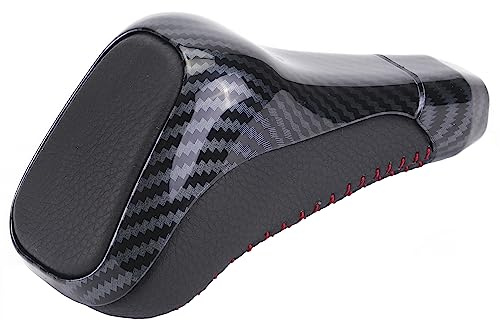 GJAUTOPARTS PTR57-34141 Gear Lever Shift Knob Compatible with Toyota 4Runner 2012-2021 & Tundra 2014-2021 TRD PRO, M8×1.25 Carbon Fiber Style (Not for Tacoma)