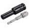 sourcing map 1/2 Drive Socket Accessory Set, 8mm Deep 6-Point Impact Socket 3 Length and 1/4 Hex Shank Adapter