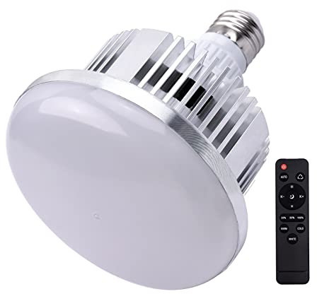 Andoer Ampoule à LED 85W 3000K-6500K Ampoule de Lampe de Photographie à économie d'énergie Luminosité réglable E27 Mont avec télécommande pour Studio de Photographie Entrepôt à Domicile Hôtel