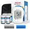 Sinocare Blood Sugar Monitor, Safe AQ pro I Blood Glucose Monitor with Ketone Warning, Diabetes Testing Kit, 100pcs Strips & 100pcs Lans., 500 Memory, Blood Sugar Test Kit for Home Use, mmol/L