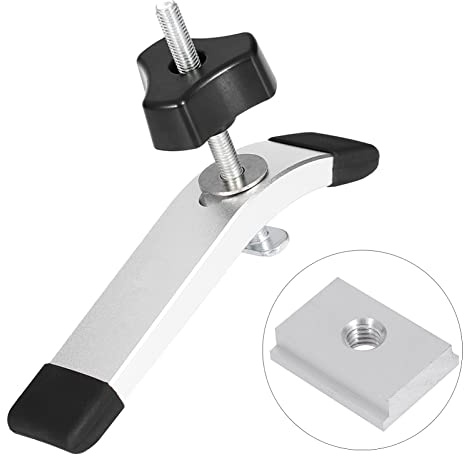 Pinces de serrage T-Track, ensemble de pinces à serrage rapide, adaptées pour les outils de travail du bois, scie de table, calibre d'onglet, tige, outils de travail du bois, bricolage