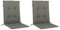 vidaXL Niedriglehner Auflagen 2 STK., Polster Kissen für Gartenmöbel, Stuhlauflage Sitzauflage für Gartenstuhl, Gartenstuhlauflagen, Dunkelgrau 100x50x4cm Stoff
