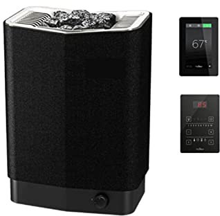 YQVEOT Kit generador de Ducha de Vapor, Gran Horno de Vapor seco Comercial Floking Anti-Scalding Acero Inoxidable Doble Capa Sauna Fumigation Equipo de calefacción para Uso doméstico Comercial