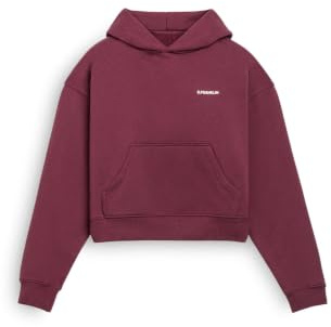 D.Franklin Sudadera Worldwide Crop Wine - Camiseta para Hombre - Moda Casual - Talla (M) - Modelo Hoodie
