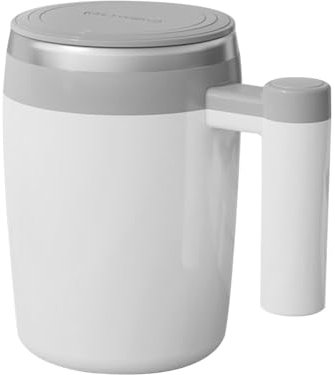Selbstrührende Tasse mit Deckel, 400 ml Selbstrührende Tasse, 7000 U/min USB Wiederaufladbar Automatische Elektrische Rührtasse für Kaffee/Milch/heiße Schokolade