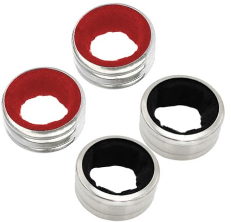 VICASKY 4 Pezzi Anello di Vino Raccoglitore di Gocce di Vino Tappo di Bottiglia di Ricambio Tappi per Vino Decorativi Porta Tappo per Vino Porta Tappo Bottiglia Acciaio Inossidabile