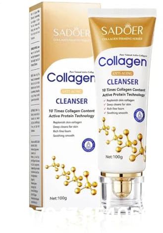 Sadoer Collagen Anti Aging Clenser with 10 Times More Collagen Content Active Protein Technology - 100g