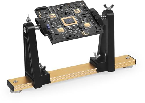 Support de circuit imprimé – Troisième main à souder réglable avec rotation 360°, aide à la soudure pour réparation électronique, outil de soudage précis pour carte PCB