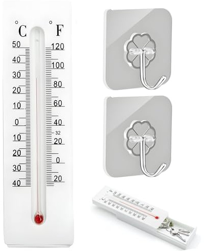 Hide A Key Outside,Key Hiders Outside,Rock Key Hider Outdoor,Indoor Or Outdoor Wall-Mounted,Hidden Key Holder For Outside,Thermometer Decorative Storage Yard Garden Indoor Large Size Design Geocaching