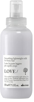 Davines LOVE Smoothing Lightweight Milk - Latte lisciante leggero per capelli fini e crespi - Termoprotettore - 150 ml