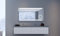 Talos King Badspiegel mit Beleuchtung – LED Badezimmerspiegel 120x60 cm – Wandspiegel mit beleuchteten Kosmetikspiegel – Spiegel mit Lichtfarbe neutralweiß – Lichtspiegel mit Digitaluhr