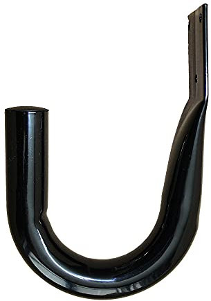 NELATEC Massive Wandhalterung aus Metall für Ladekabel von Elektroautos Universell Typ1, Typ2, Typ3 inkl. Montageset - schwarz