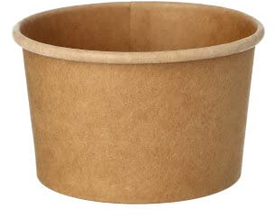 PAPSTAR 500 soppkoppar, ren kartong rund 230 ml Ø 9,8 cm · 6 cm brun 100 % rättvis
