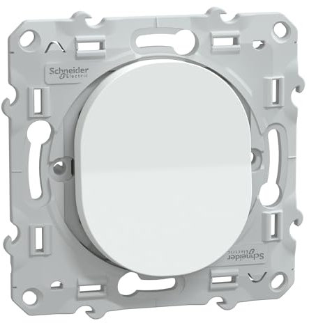 Schneider Electric - Ovalis - interrupteur va et vient - 10AX - Blanc - S320204