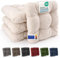 Beautissu 4er Set Premium Stuhlkissen 40x40 cm Natur – UV-beständig & Robust Sitzkissen Outdoor 8 cm dick Polster für Balkonstühle – Gartenstuhl Sitzpolster Stuhl Kissen Indoor – HighLux SK