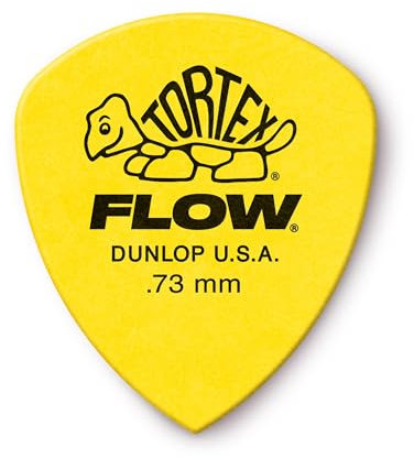 JIM DUNLOP Plektrum Tortex Flow Standard 0,73mm 12 Stück