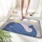 SDINAZ Badematte Teppiche rutschfest Waschbar Badteppiche Badvorleger Pads Badematten Duschmatten Badewannenmatten 80 x 50 cm