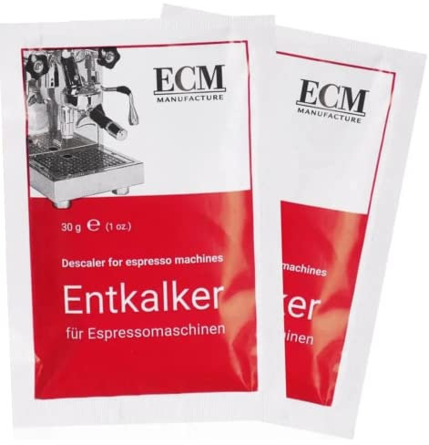 ECM Entkalkungspulver 5 Beutel je 30 g, Entkalker für Espressomaschinen